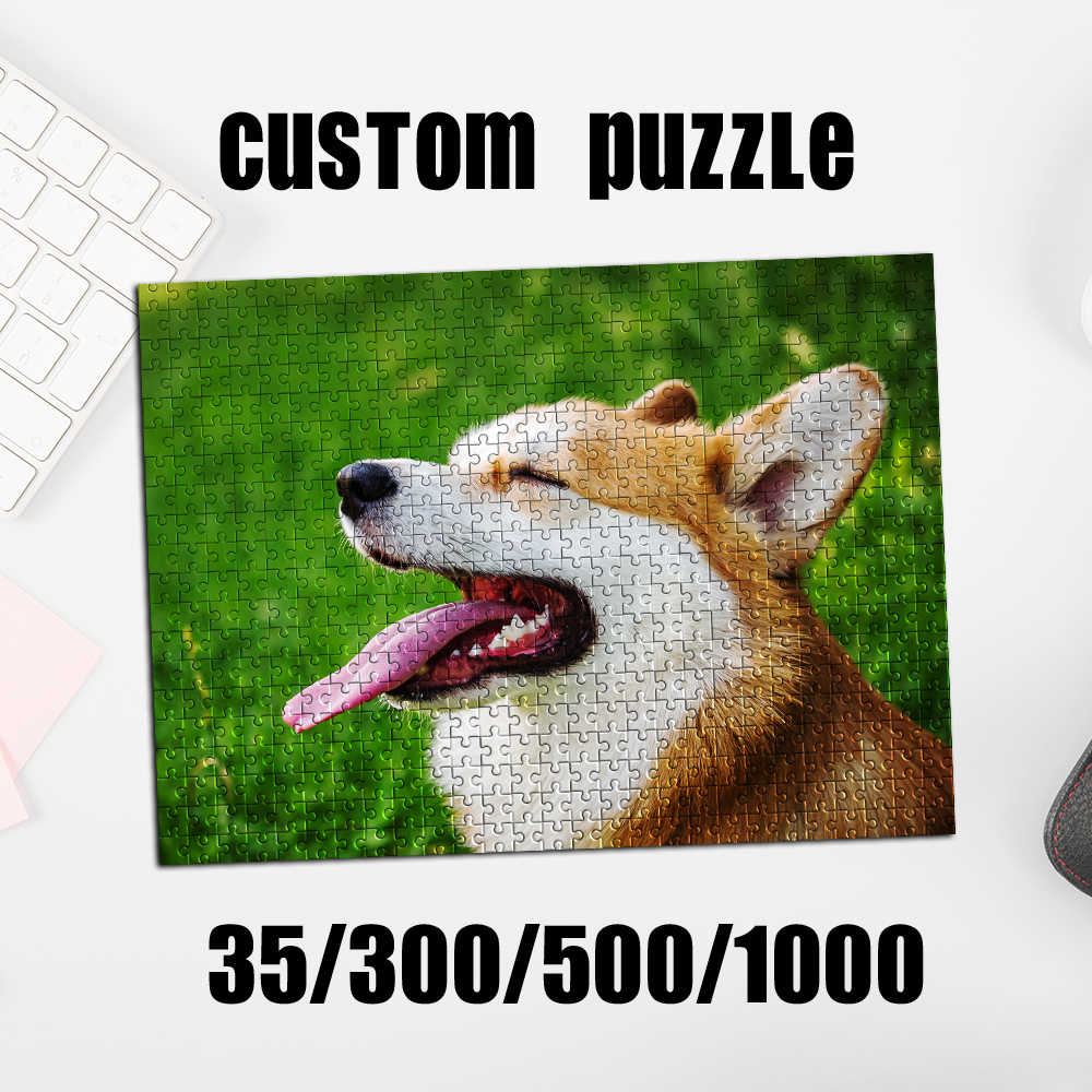 Woodworking Game - 35/300/500/1000pcs Personalized Custom Photo Puzzle Scenery