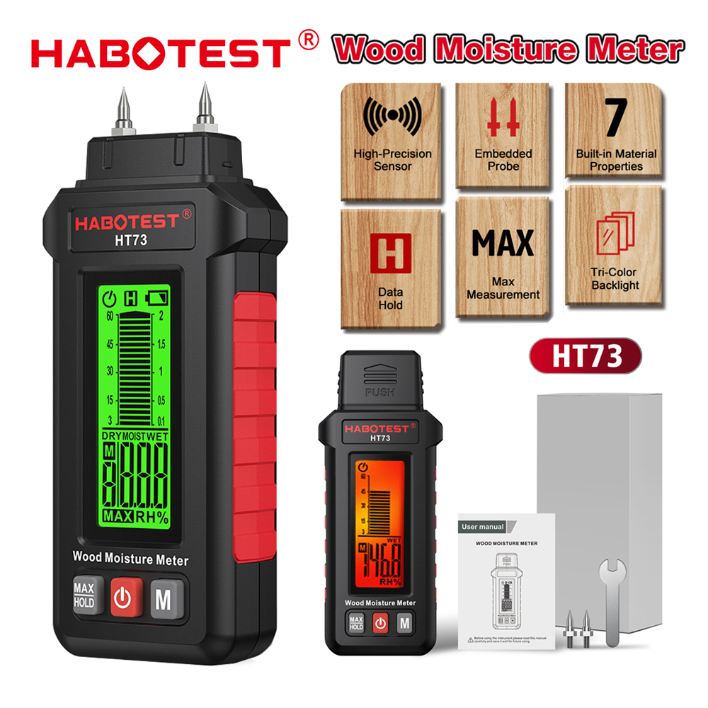 Lumber Woodworking - Digital Wood Moisture Meter Humidity Tester