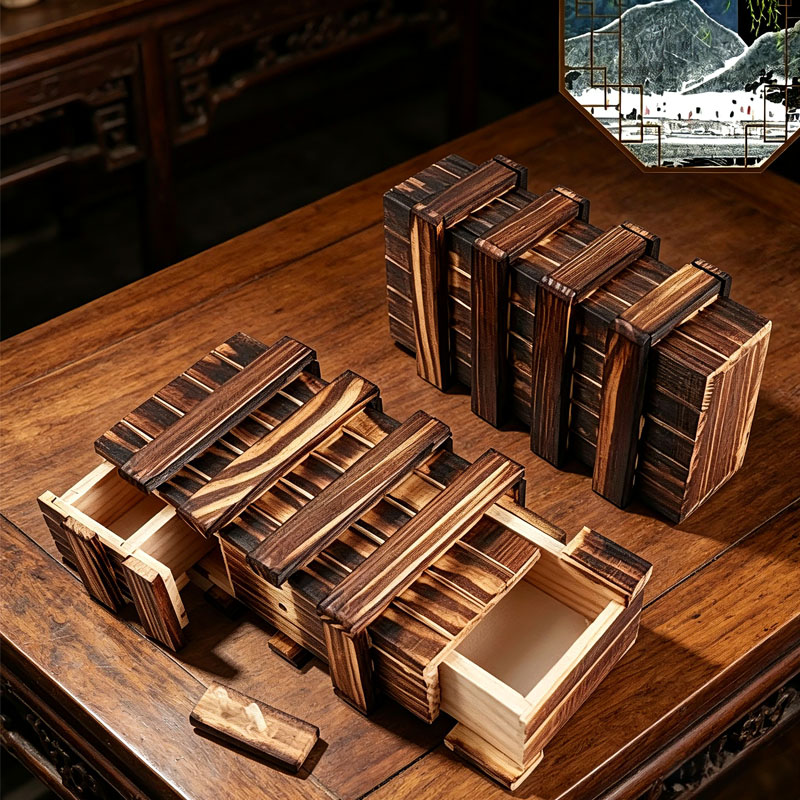 Woodworking Game - Classic 3D Brain Teaser Wooden Puzzle