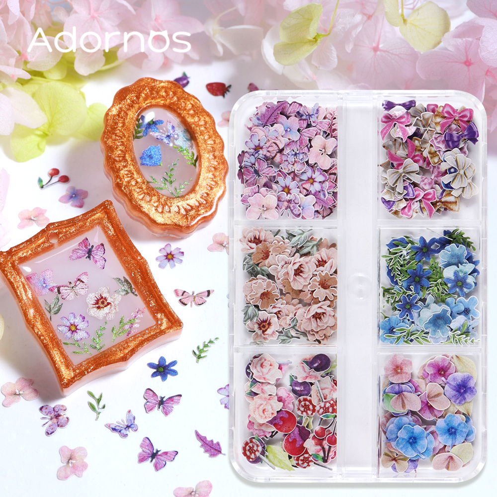 Woodworking Game - 180pcs/box Wood Pulp Flowers Chips Epoxy