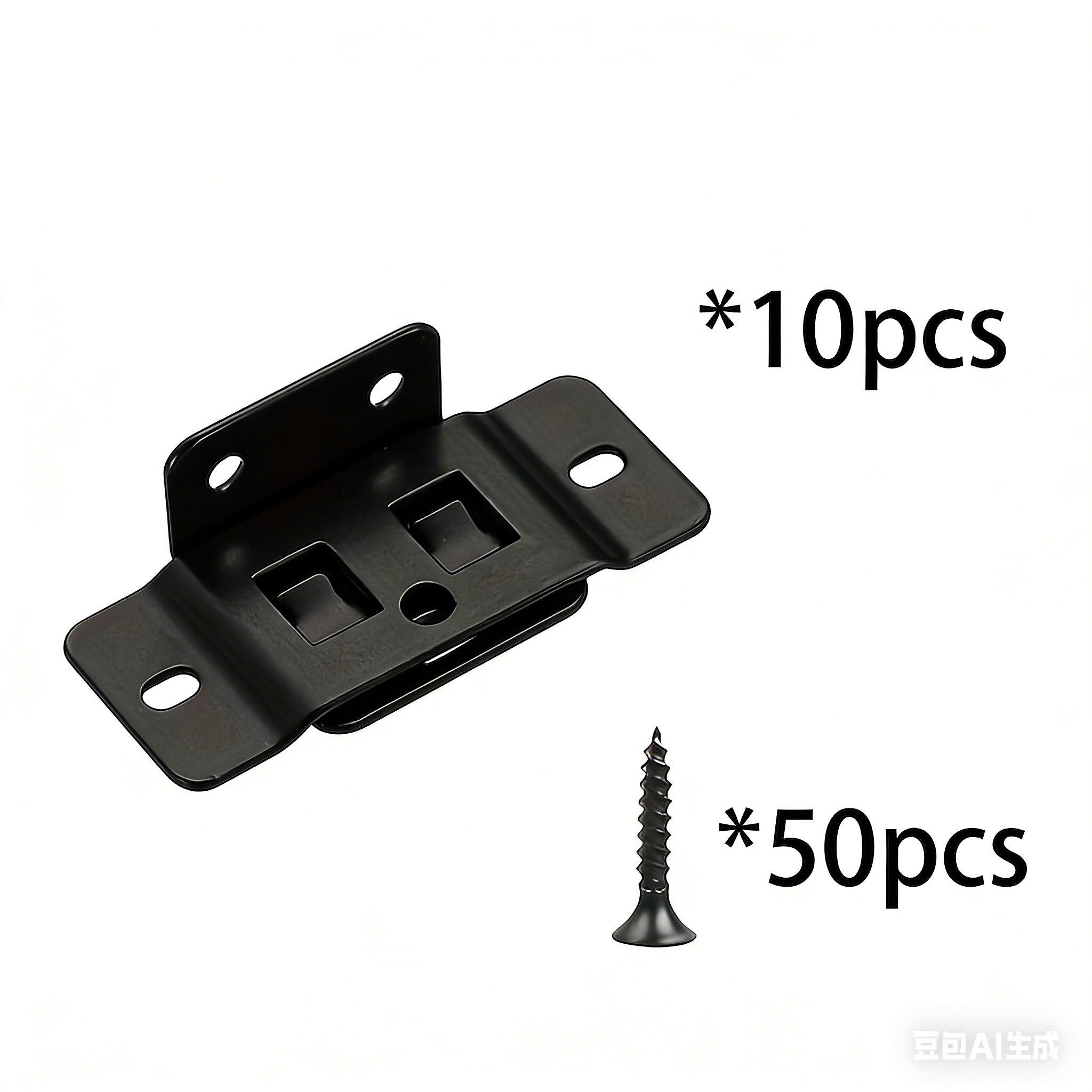 Woodworking Joint - 60pcs Heavy Duty L-Type Metal Brackets