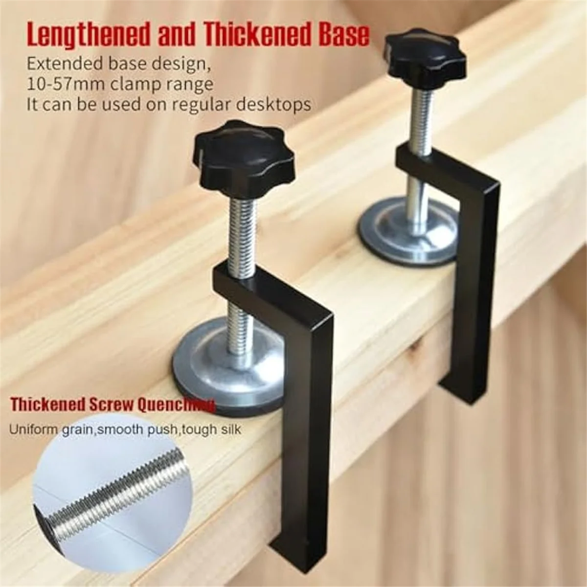A06K 4pc G Clamps for Woodwork - Woodworking Cutting Tools reseña y precio