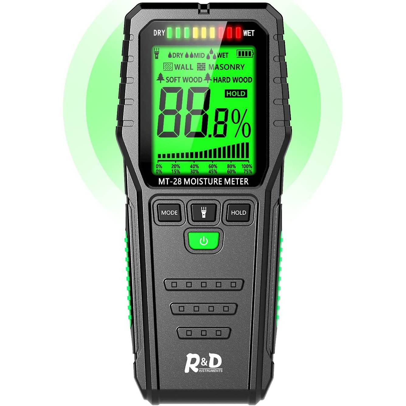 Pinless Wood Moisture Meters D - Lumber Woodworking reseña y precio