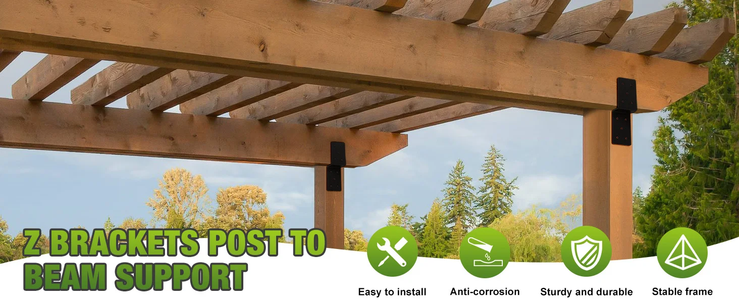 Z Shape Steel Corner Bracket,  - Lumber Woodworking reseña y precio