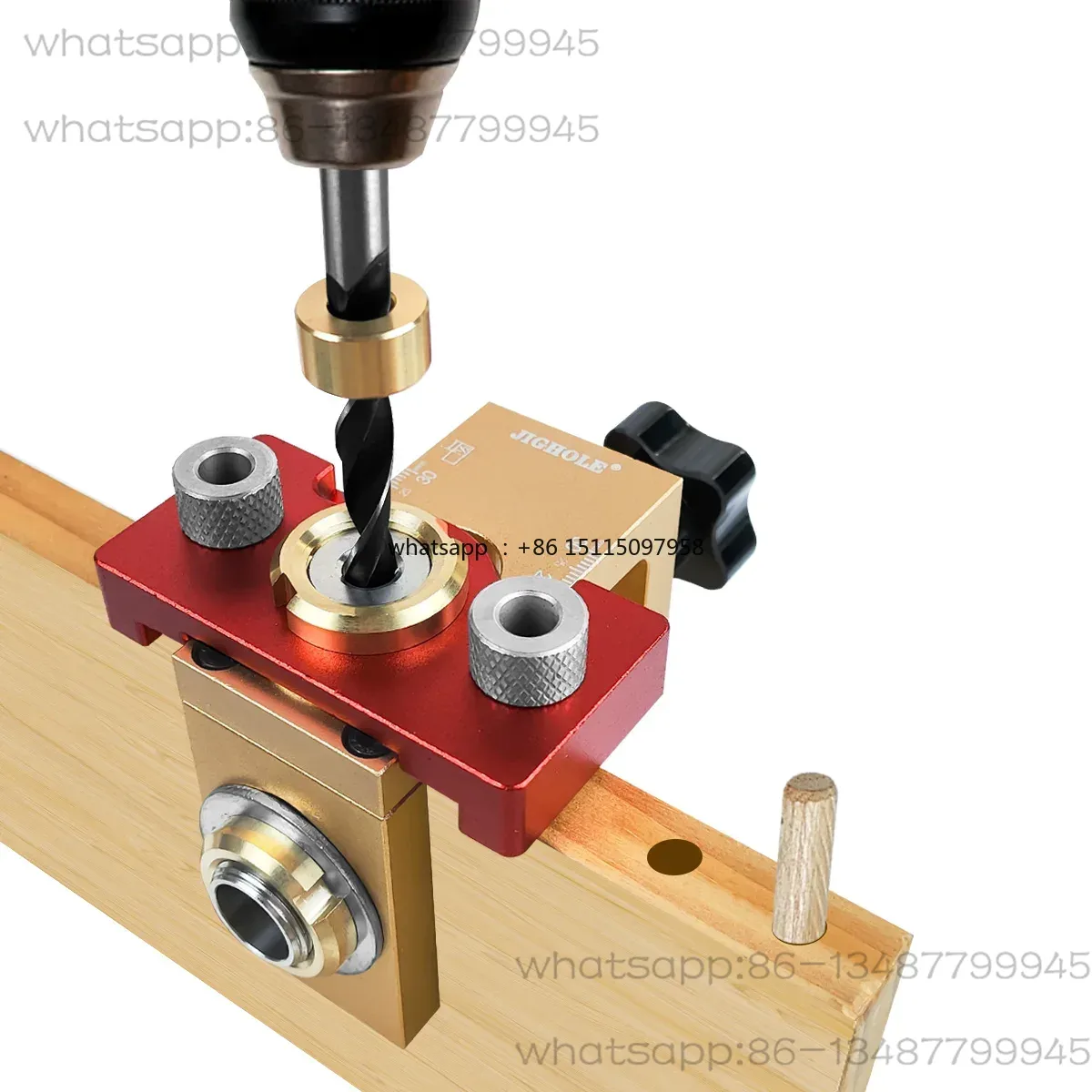 3 in 1 Dowel Jig Drill Kit - W - Woodworking Joint reseña y precio