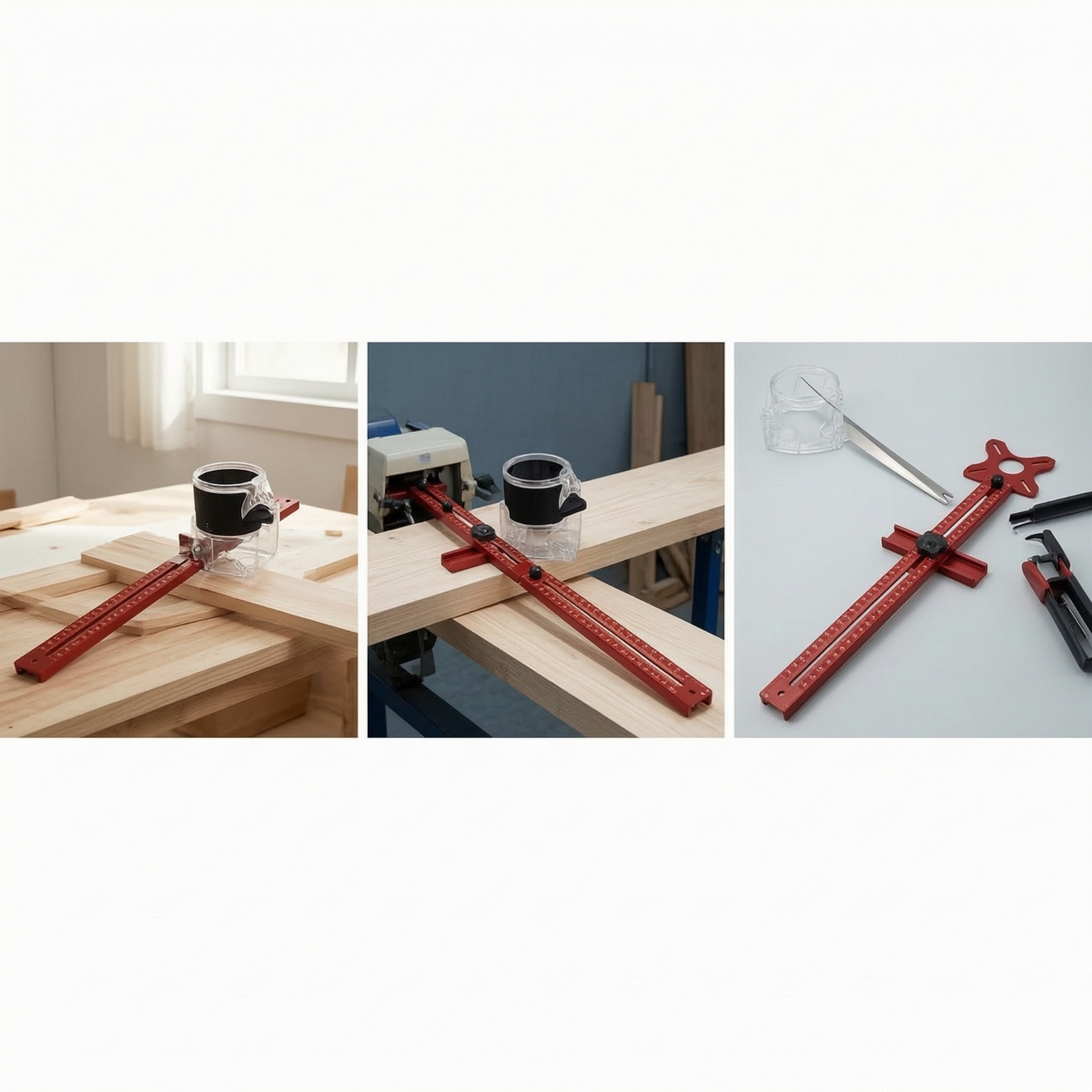 Router Circle Cutting Guide Ad - Woodworking Cutting Tools reseña y precio