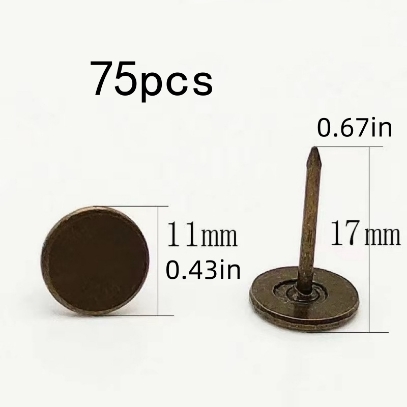Smooth bronze nails for furnit - Woodworking Easy Projects reseña y precio