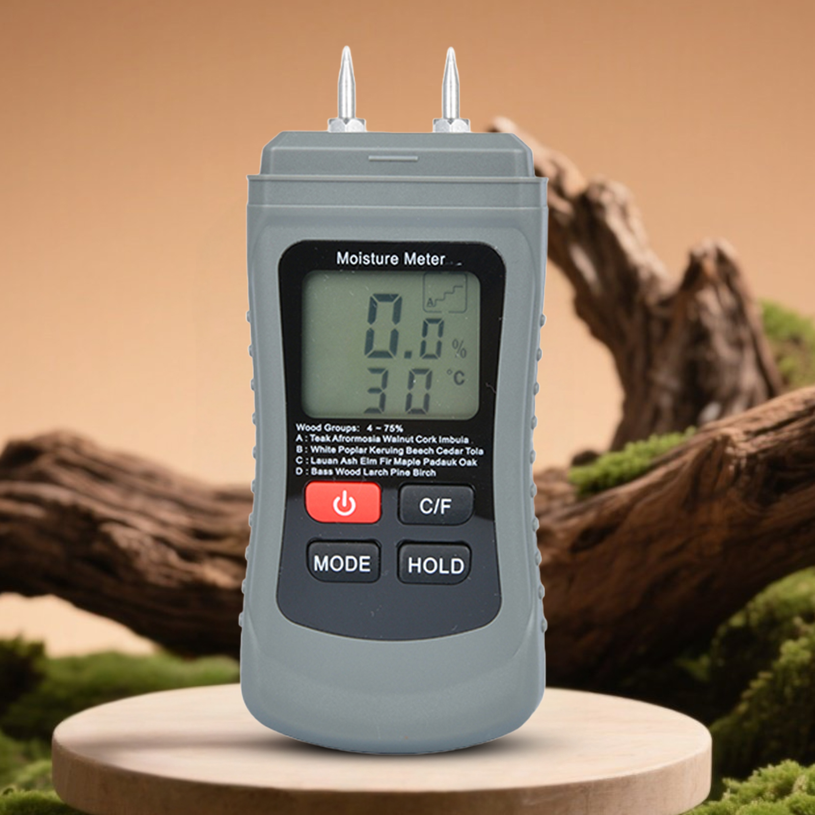 Two Pins Digital Wood Humidity - Lumber Woodworking reseña y precio