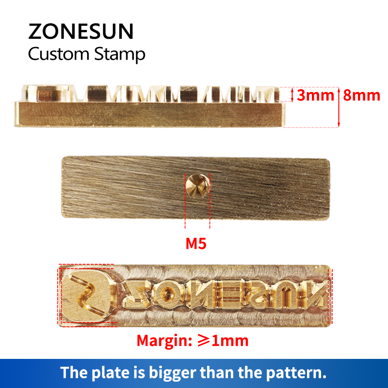 ZONESUN Custom Logo Leather St - Woodworking Logos reseña y precio