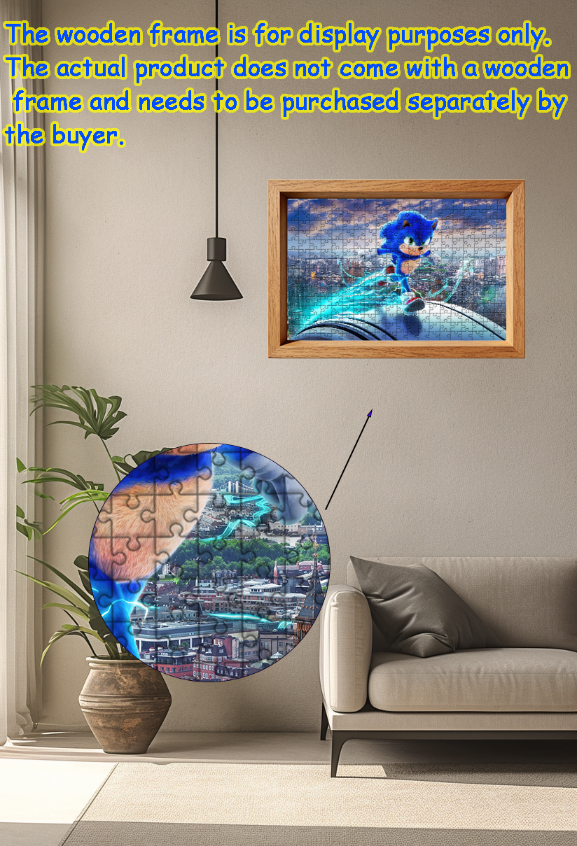 Sonic the Hedgehog Jigsaw Puzz - Woodworking Game reseña y precio