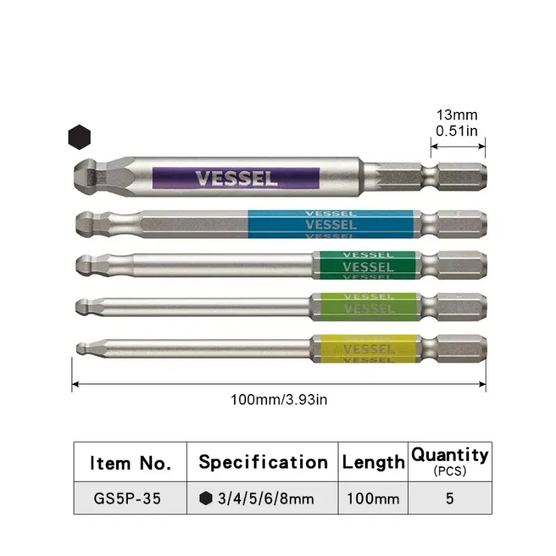 VESSEL JIS GSBP Series Bit Set - Woodworking Japan reseña y precio