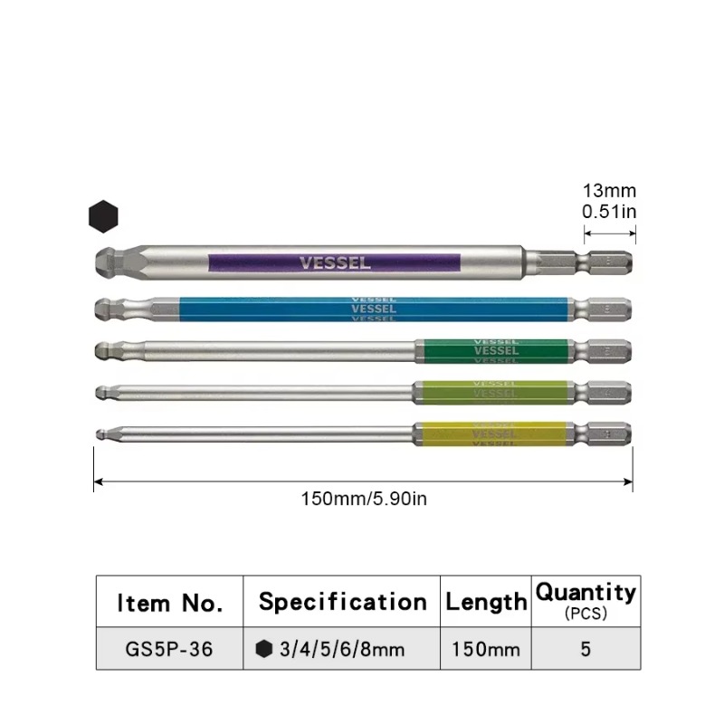 VESSEL JIS GSBP Series Bit Set - Woodworking Japan reseña y precio