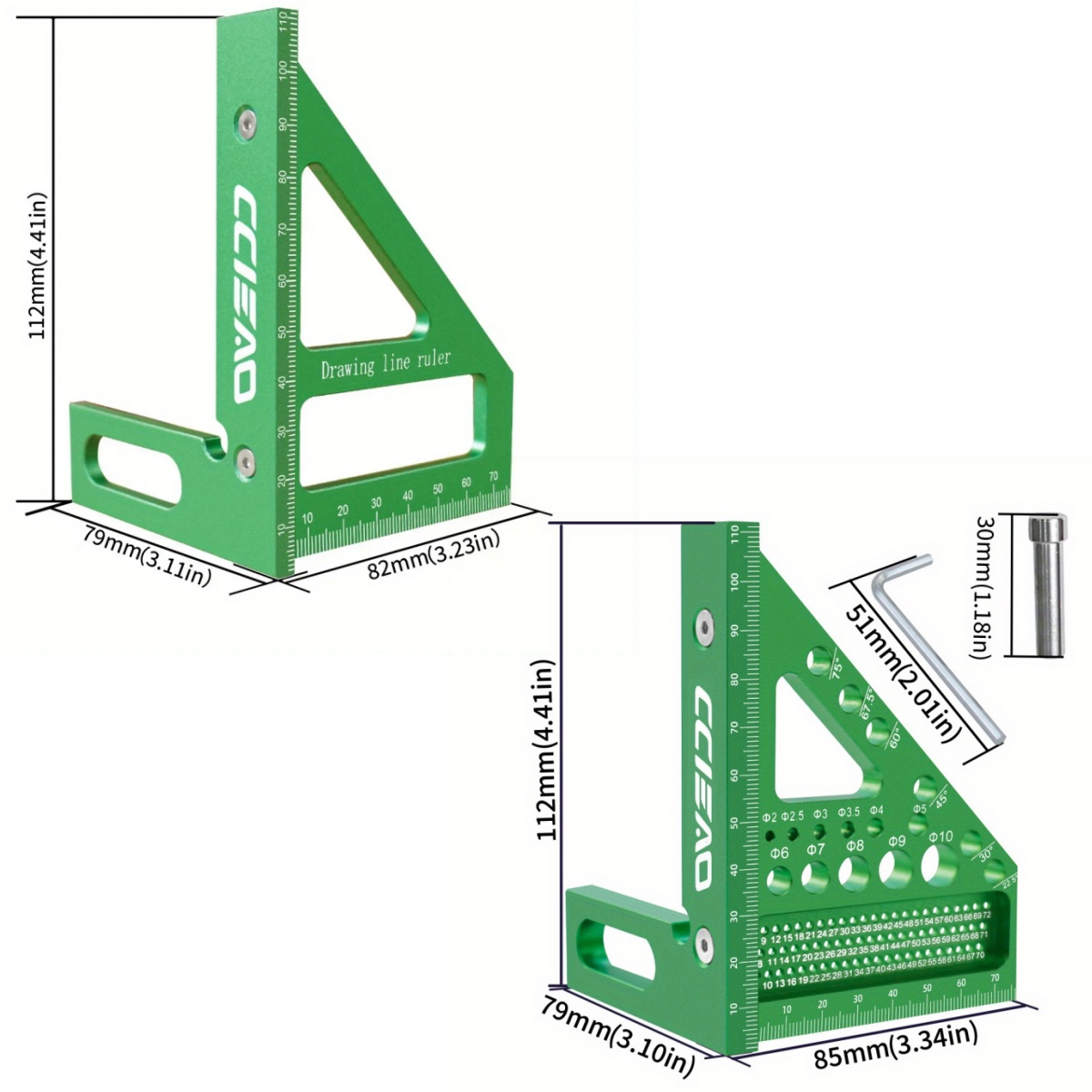 Carpenter Square 3D Multi Angl - Woodworking Carpenter reseña y precio