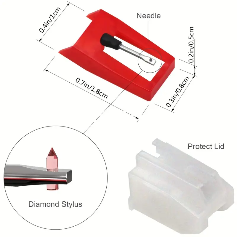 6PCS Record Player Needles rub - Turning Gouge Set reseña y precio