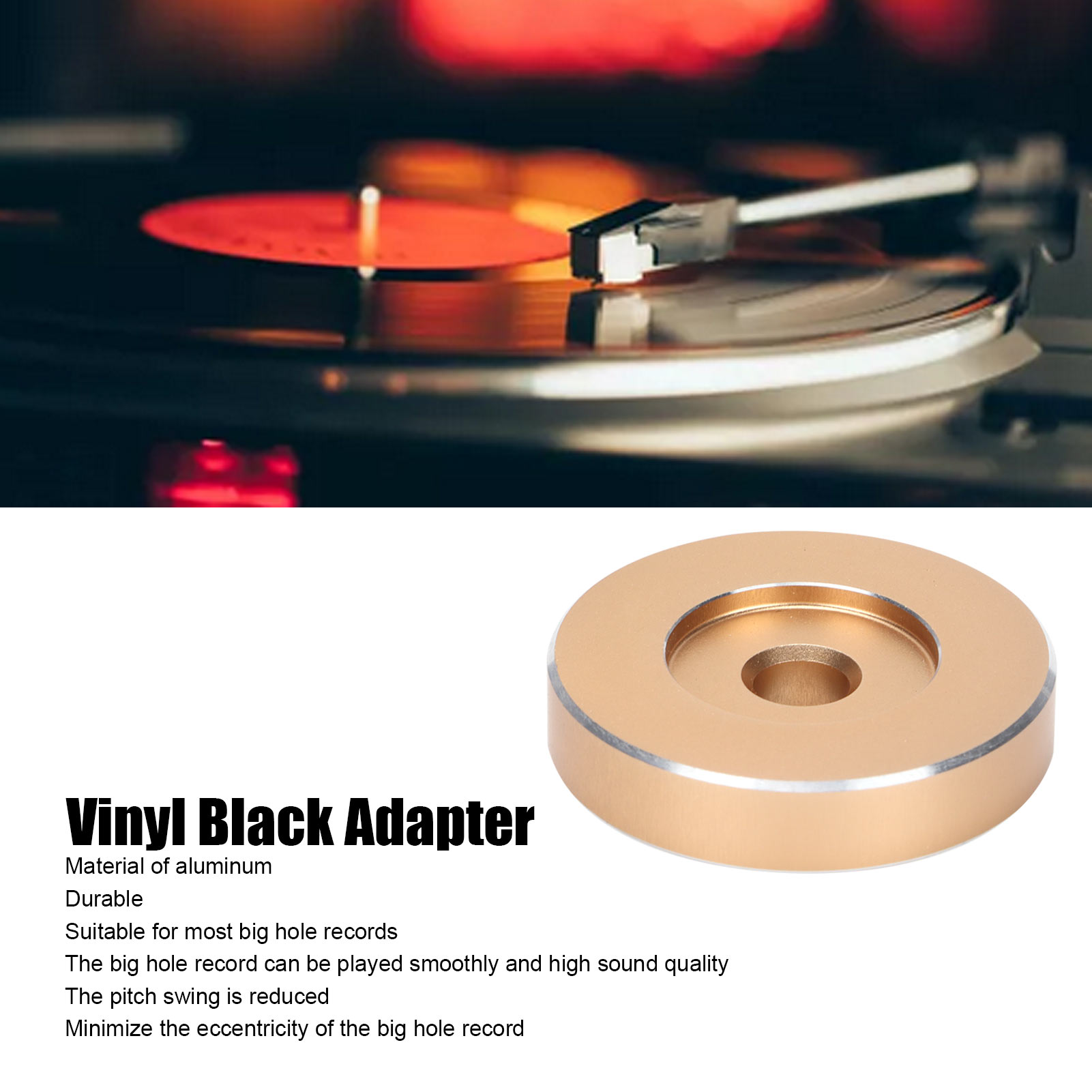 45 RPM Record Turntable Adapte - Turning Gouge Set reseña y precio
