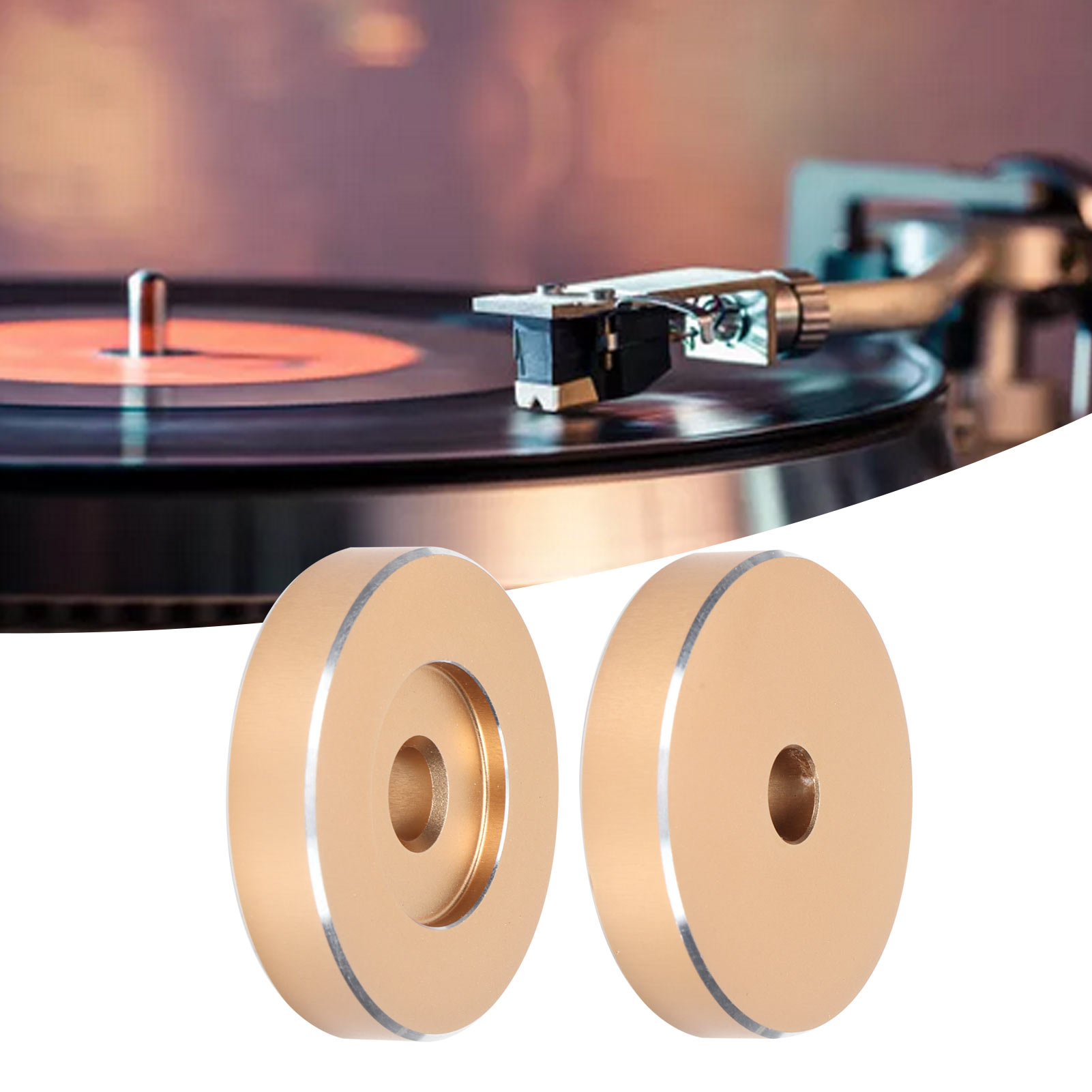 45 RPM Record Turntable Adapte - Turning Gouge Set reseña y precio