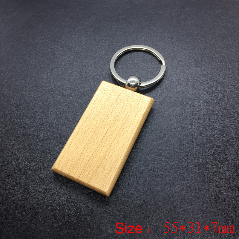 Custom Wooden Keychain Laser E - Woodworking Logos reseña y precio