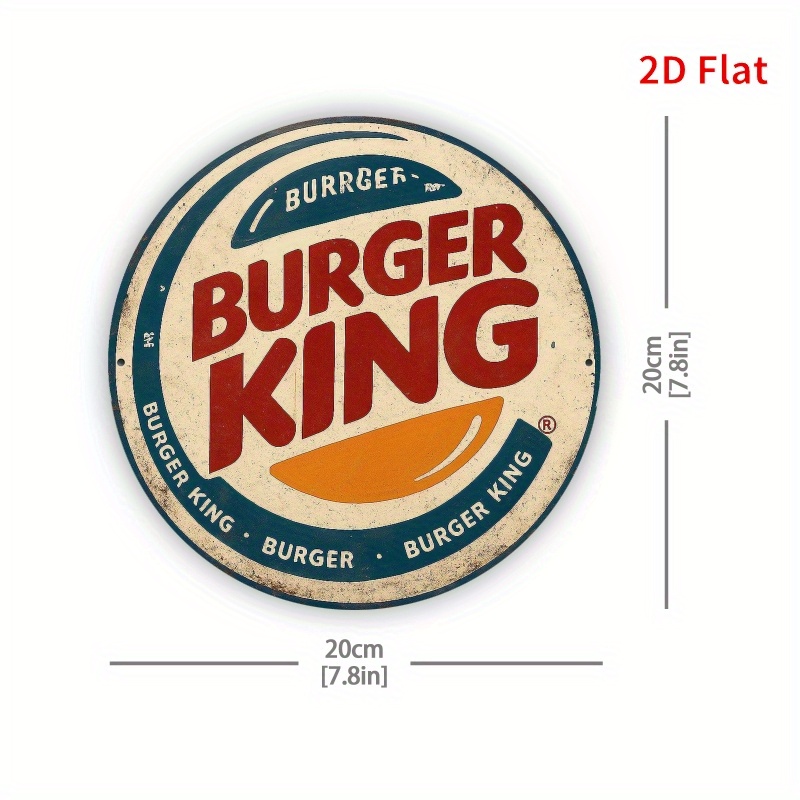 Burger King Retro wooden logo  - Woodworking Logos reseña y precio