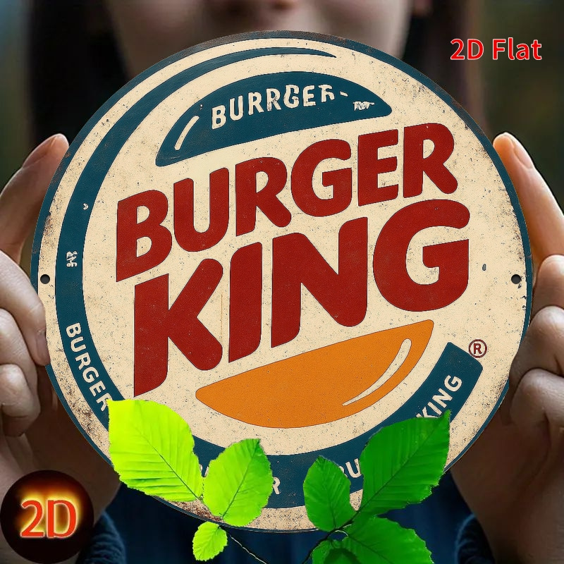Burger King Retro wooden logo  - Woodworking Logos reseña y precio