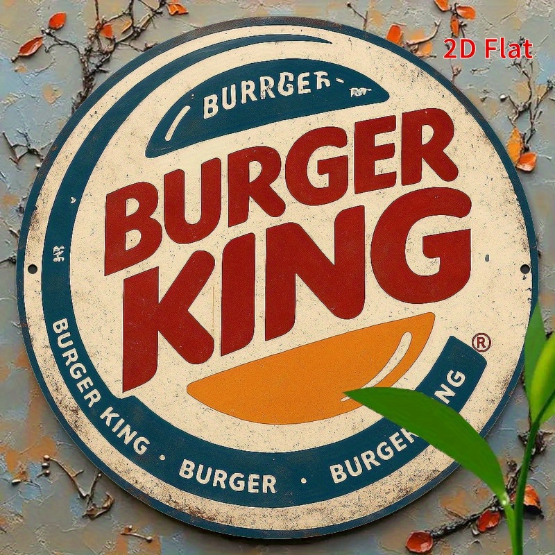 Burger King Retro wooden logo  - Woodworking Logos reseña y precio