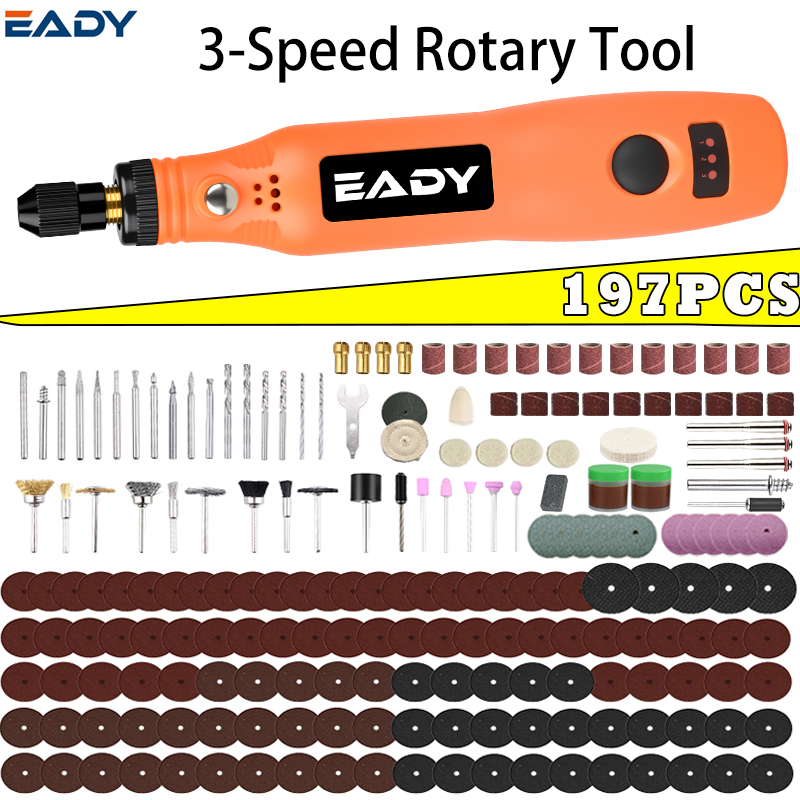 USB Cordless Rotary Tool Kit – - Woodworking Company reseña y precio