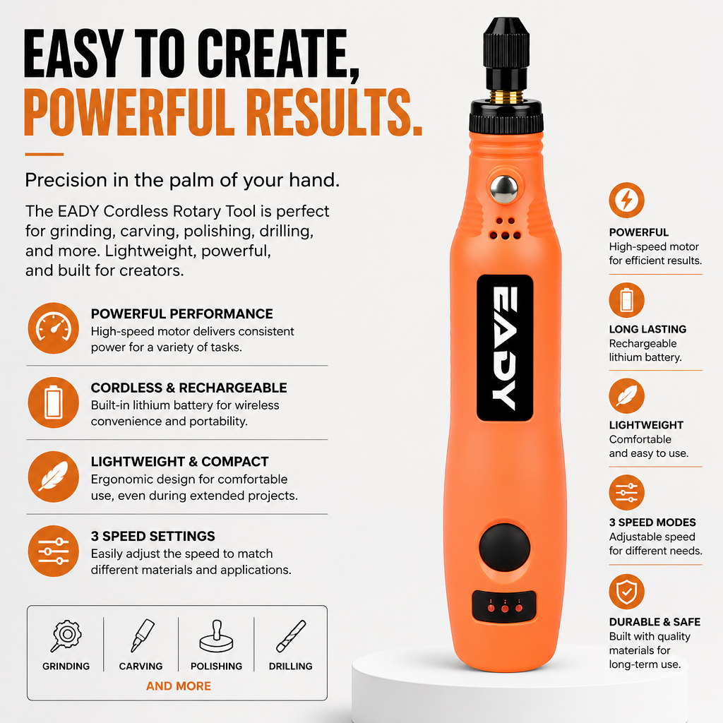 USB Cordless Rotary Tool Kit – - Woodworking Company reseña y precio