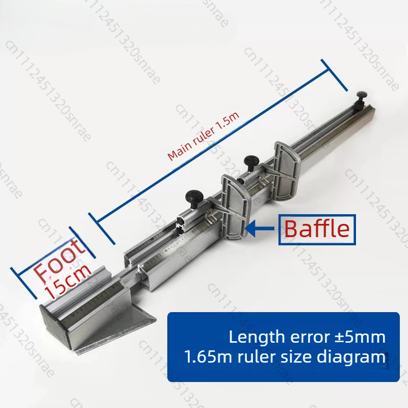 Precision Panel Saw Ruler Push - Woodworking Company reseña y precio