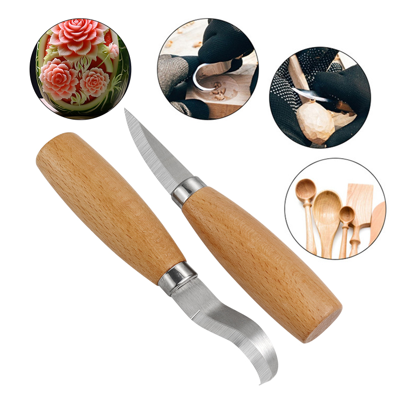 Stainless Iron Carving Knife B - Woodworking Company reseña y precio