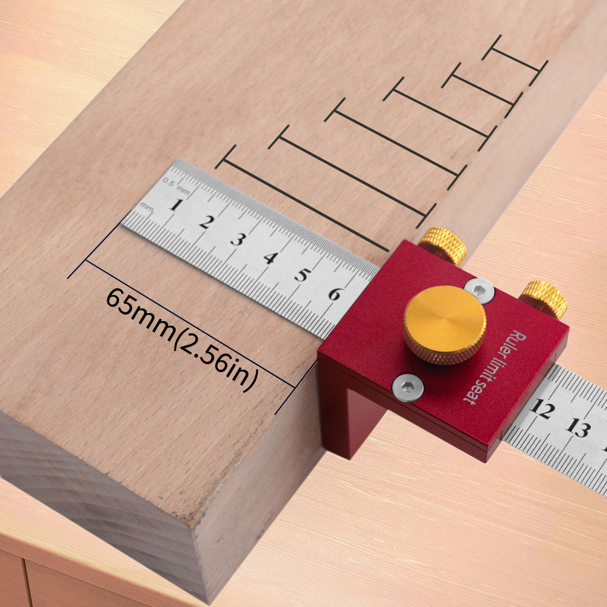 30cm/12 Inch Scribing Ruler 90 - Woodworking Carpenter reseña y precio