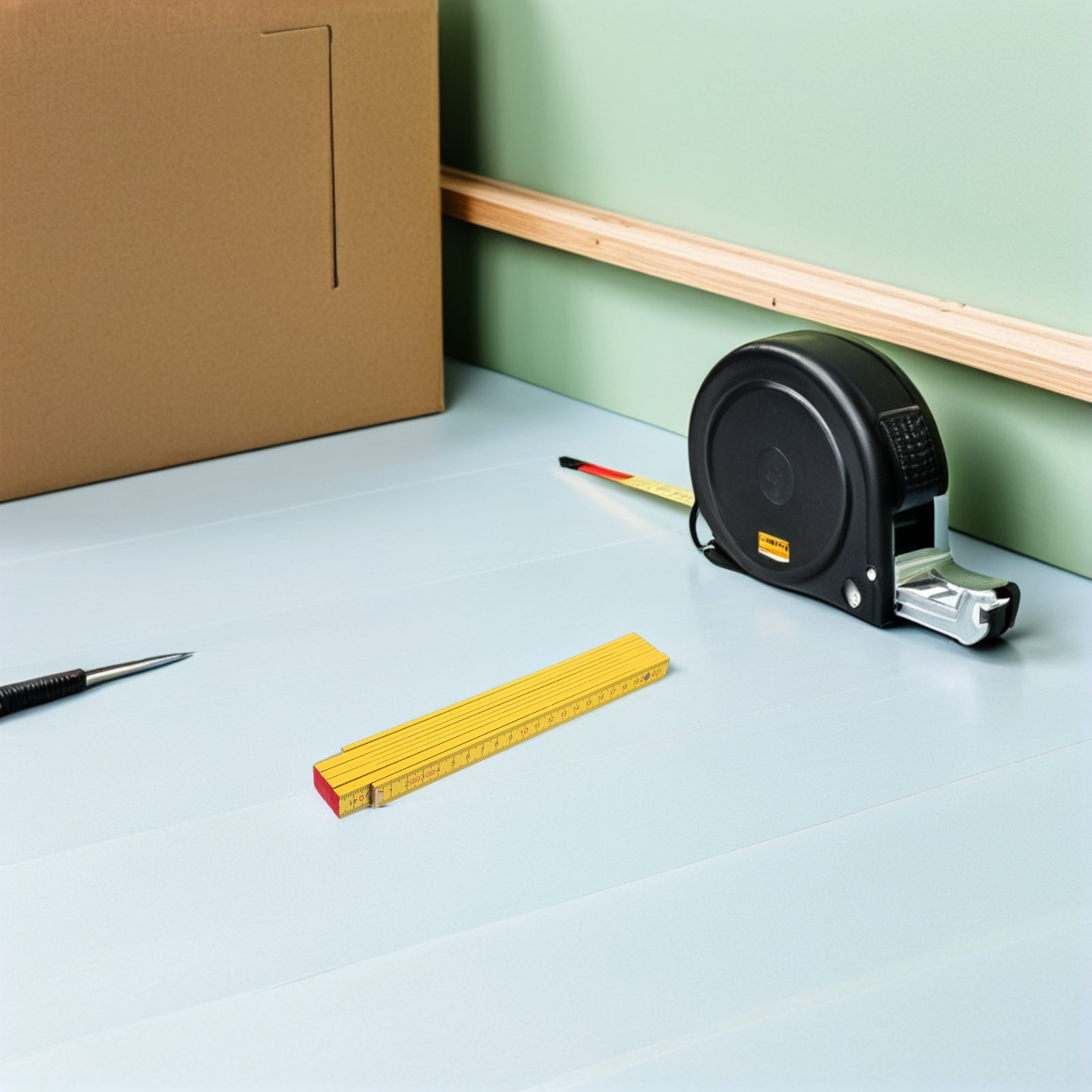 2 Meter Folding Wood Ruler Dua - Woodworking Carpenter reseña y precio