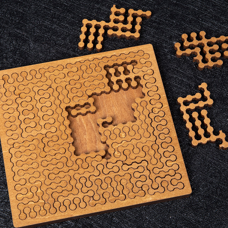 Impossible Wooden Puzzle IQ Pu - Woodworking Game reseña y precio
