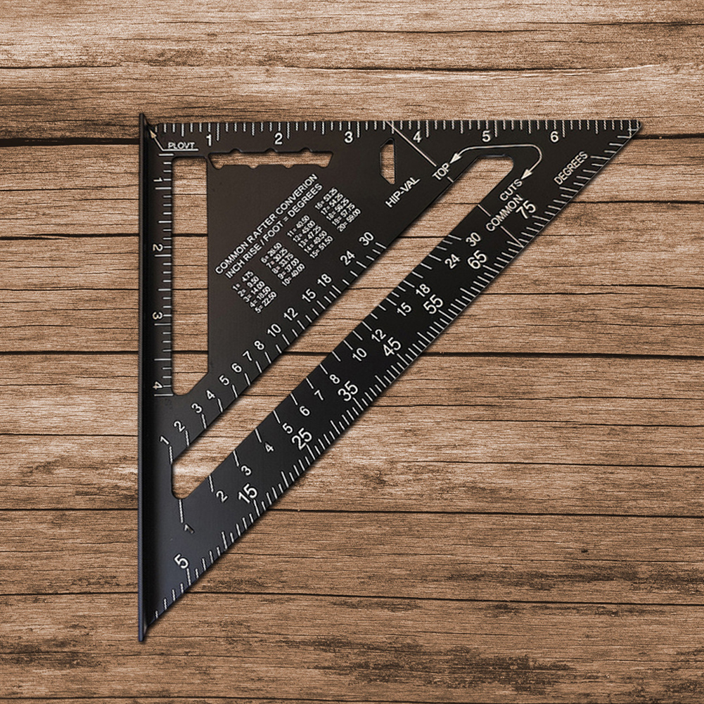7 Inch Triangle Ruler High Pre - Woodworking Carpenter reseña y precio