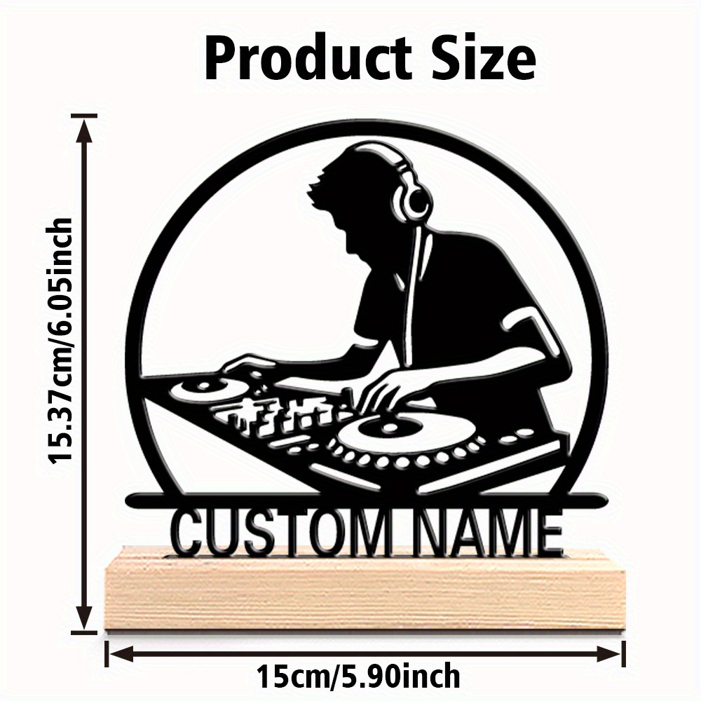 Personalized DJ Statue with Cu - Turning Gouge Set reseña y precio