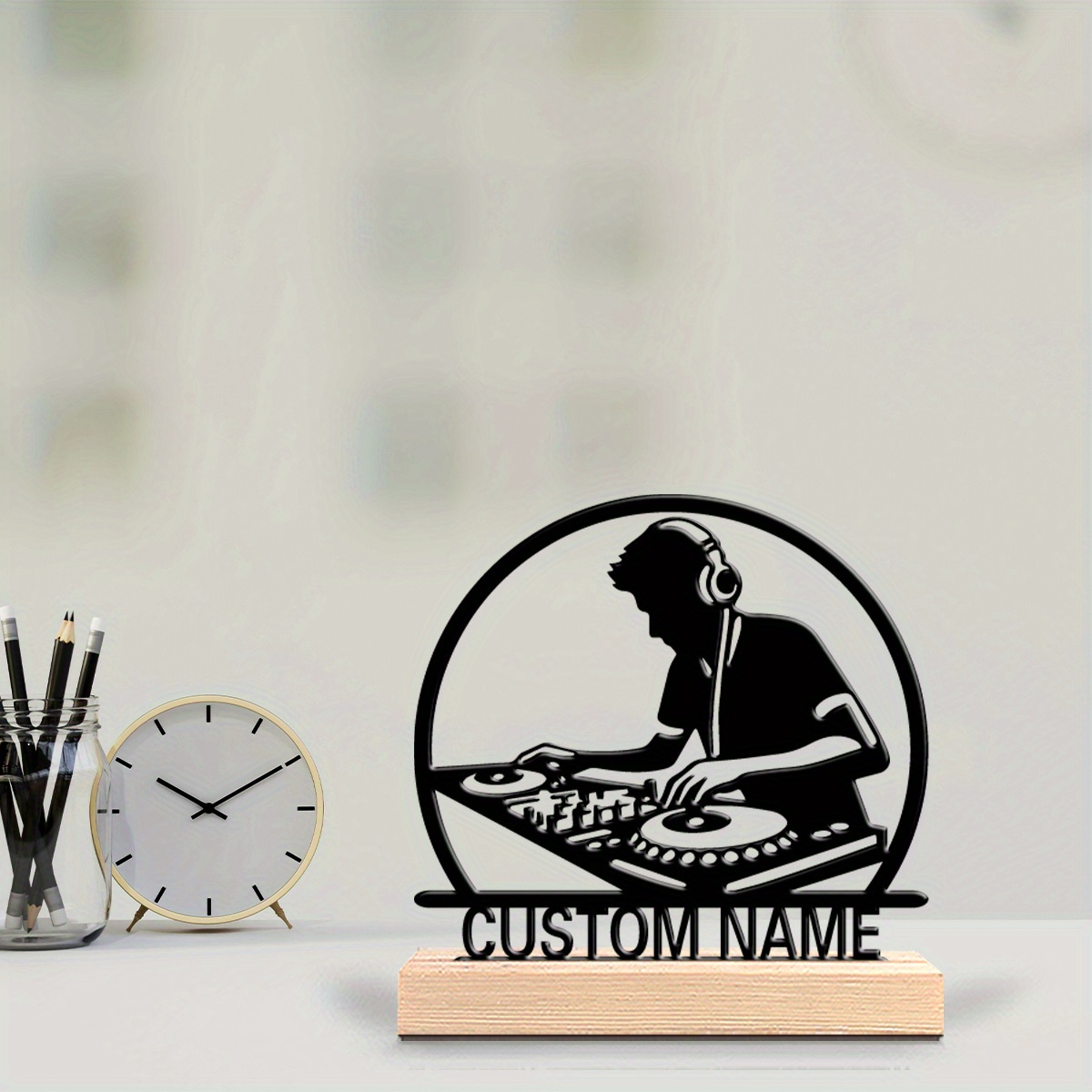 Personalized DJ Statue with Cu - Turning Gouge Set reseña y precio
