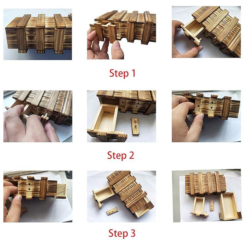 Classic 3D Brain Teaser Wooden - Woodworking Game reseña y precio