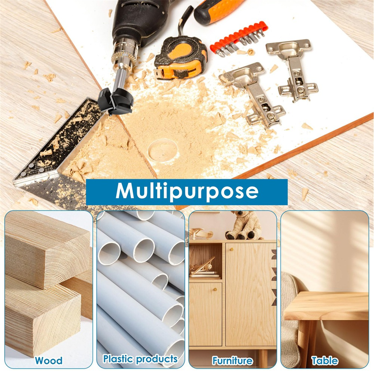 ABNJ Bit for Woodworking, Trip - Woodworking Cutting Tools reseña y precio