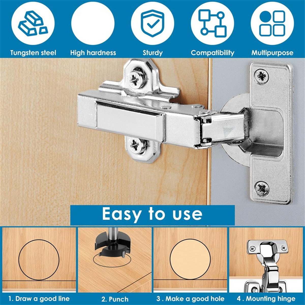ABNJ Bit for Woodworking, Trip - Woodworking Cutting Tools reseña y precio