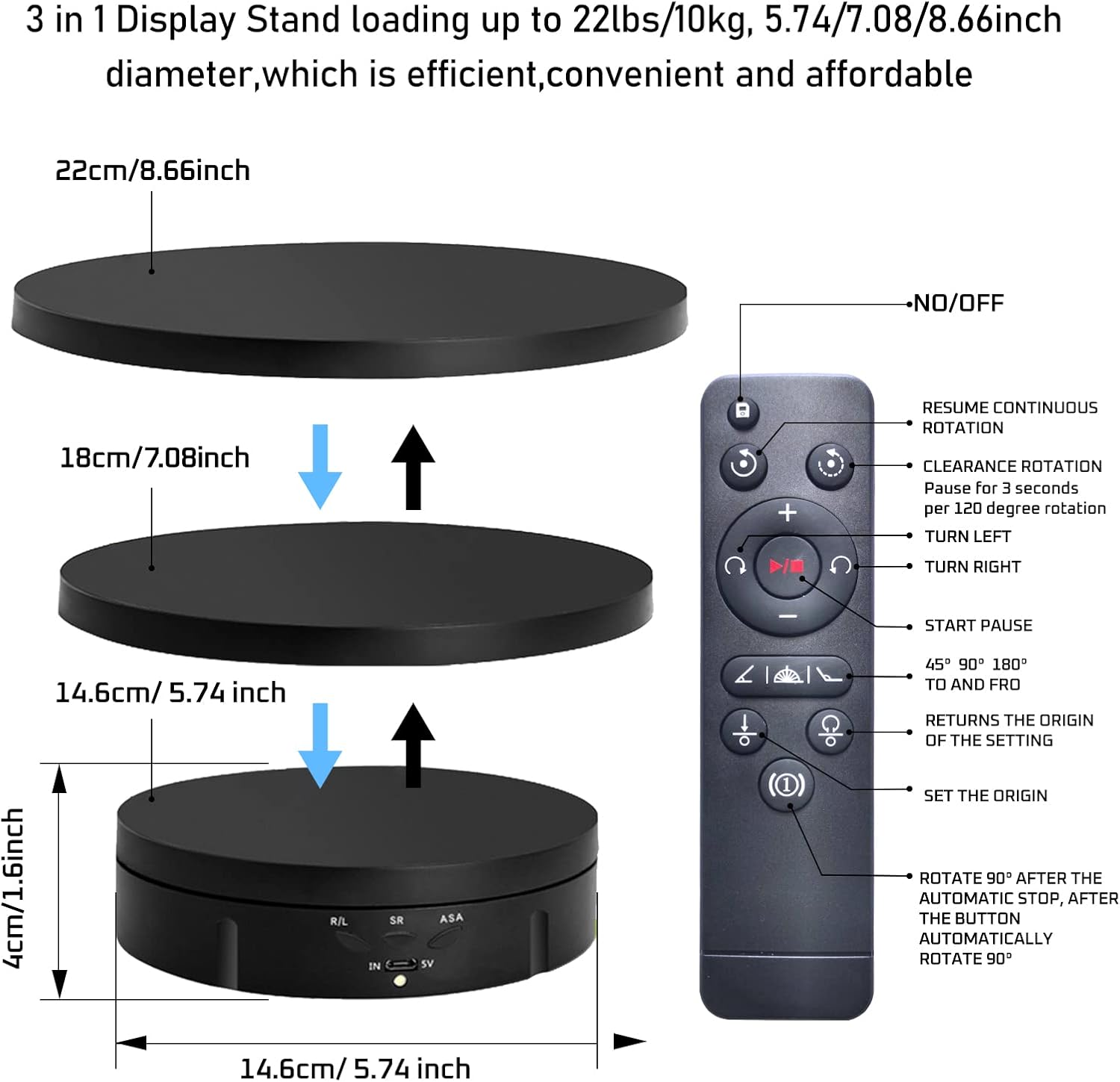 3in1Motorized Rotating Display - Turning Gouge Set reseña y precio