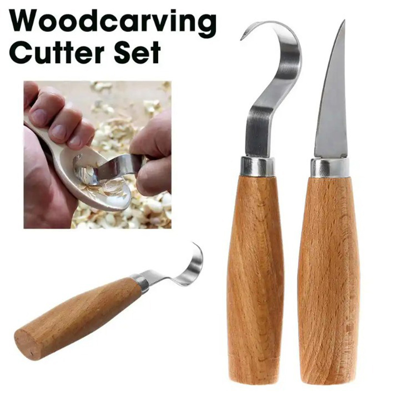 Wood Carving Knife Chisel Hook - Woodworking Company reseña y precio