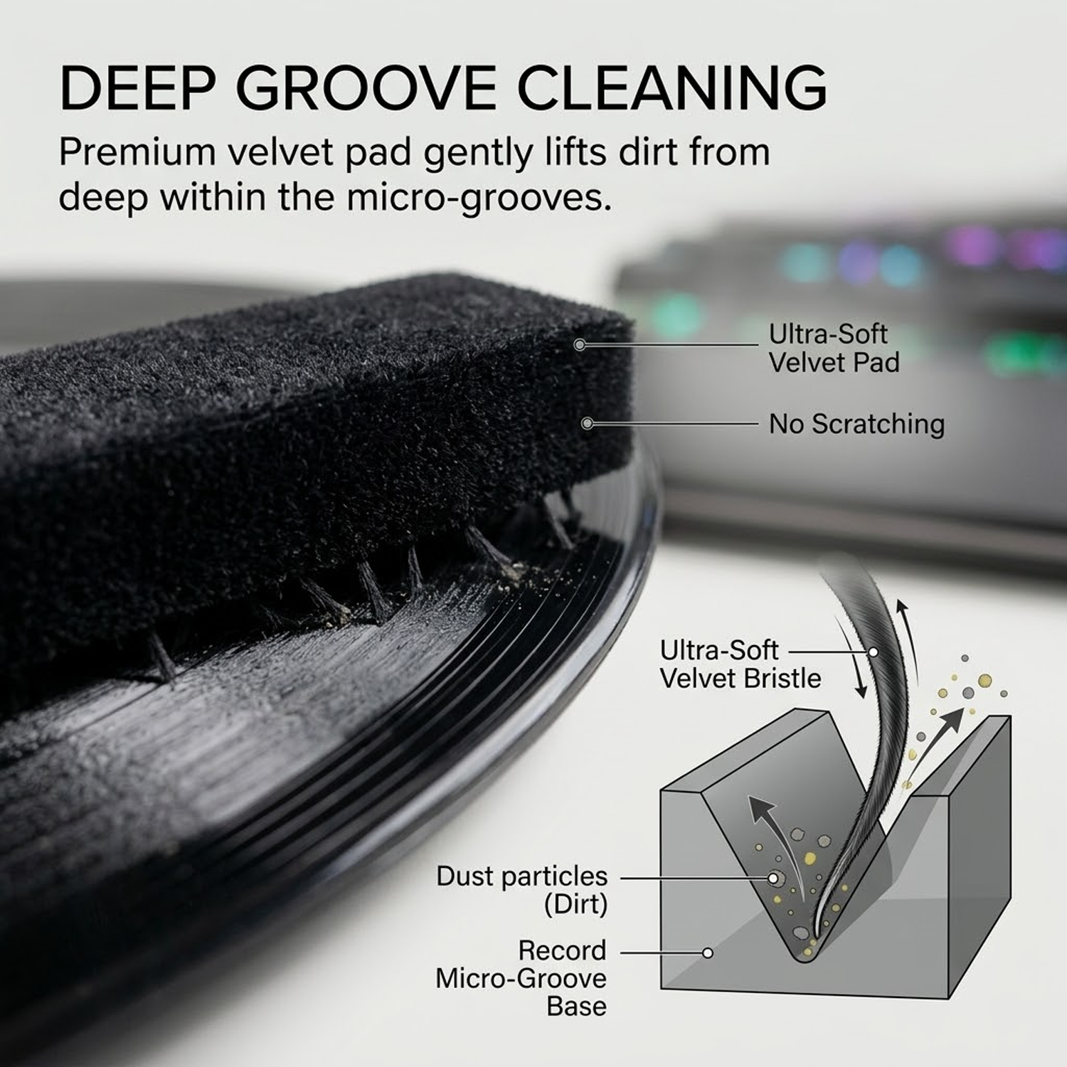 Anti-Static Vinyl Record Clean - Turning Gouge Set reseña y precio