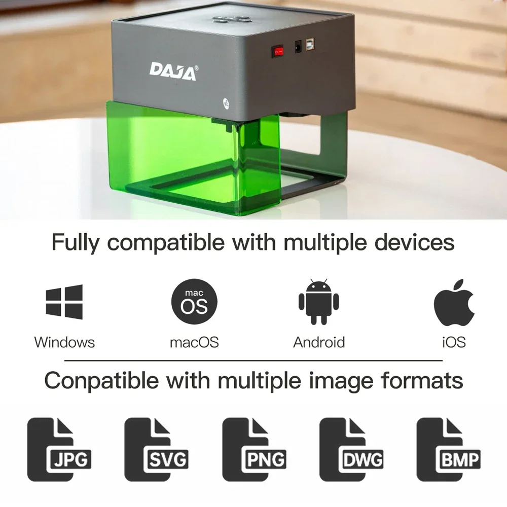 DAJA Laser Engraver CNC DIY DJ - Woodworking Logos reseña y precio