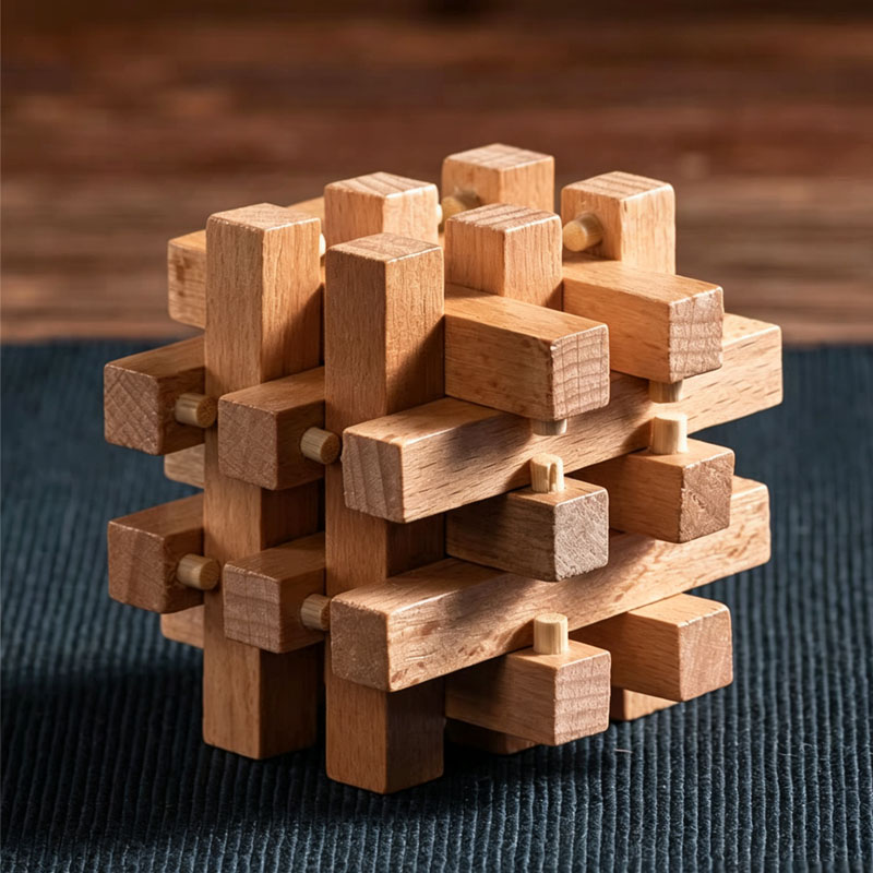 Luban Lock Eighteen LuoHan Woo - Woodworking Game reseña y precio