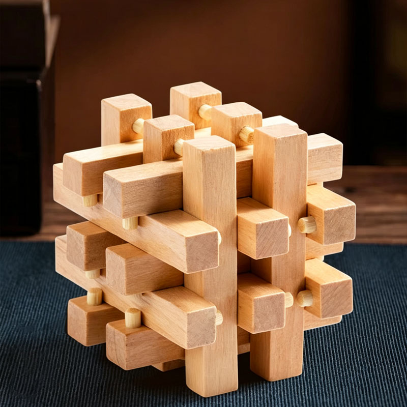 Luban Lock Eighteen LuoHan Woo - Woodworking Game reseña y precio