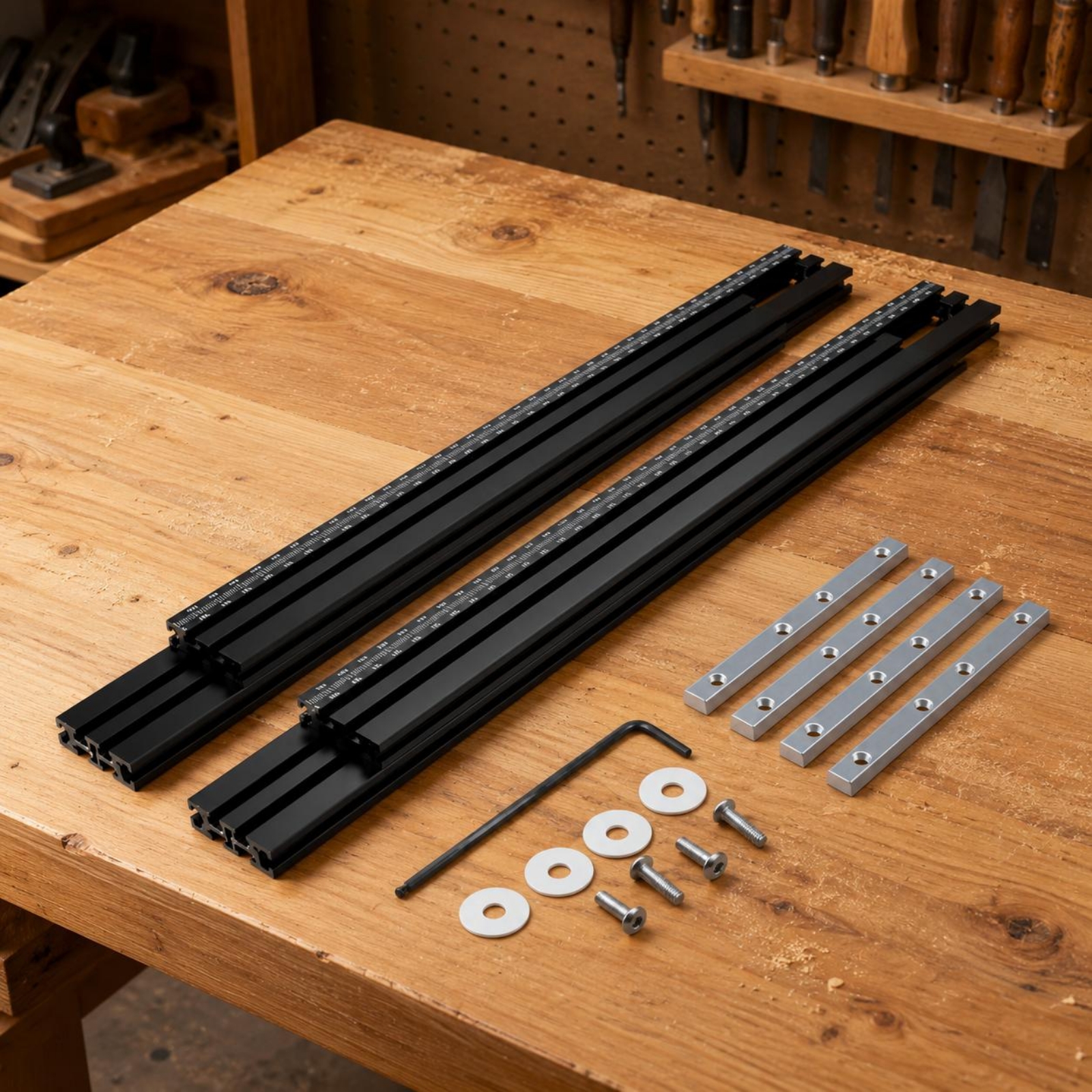 Routing Guide Tracks Metal Cut - Woodworking Cutting Tools reseña y precio
