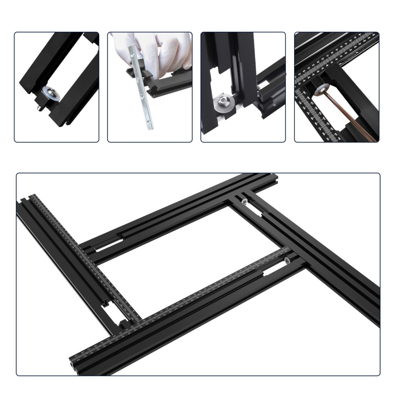 Routing Guide Tracks Metal Cut - Woodworking Cutting Tools reseña y precio