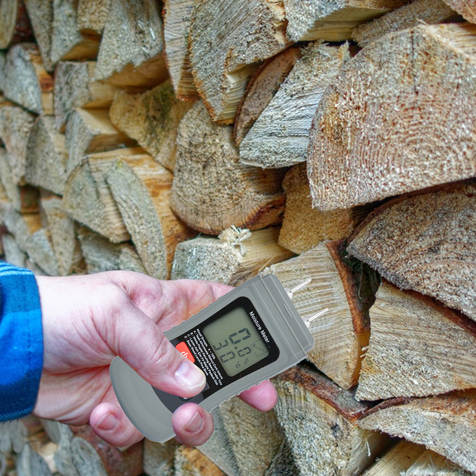 Wood Digital Humidity Content  - Lumber Woodworking reseña y precio