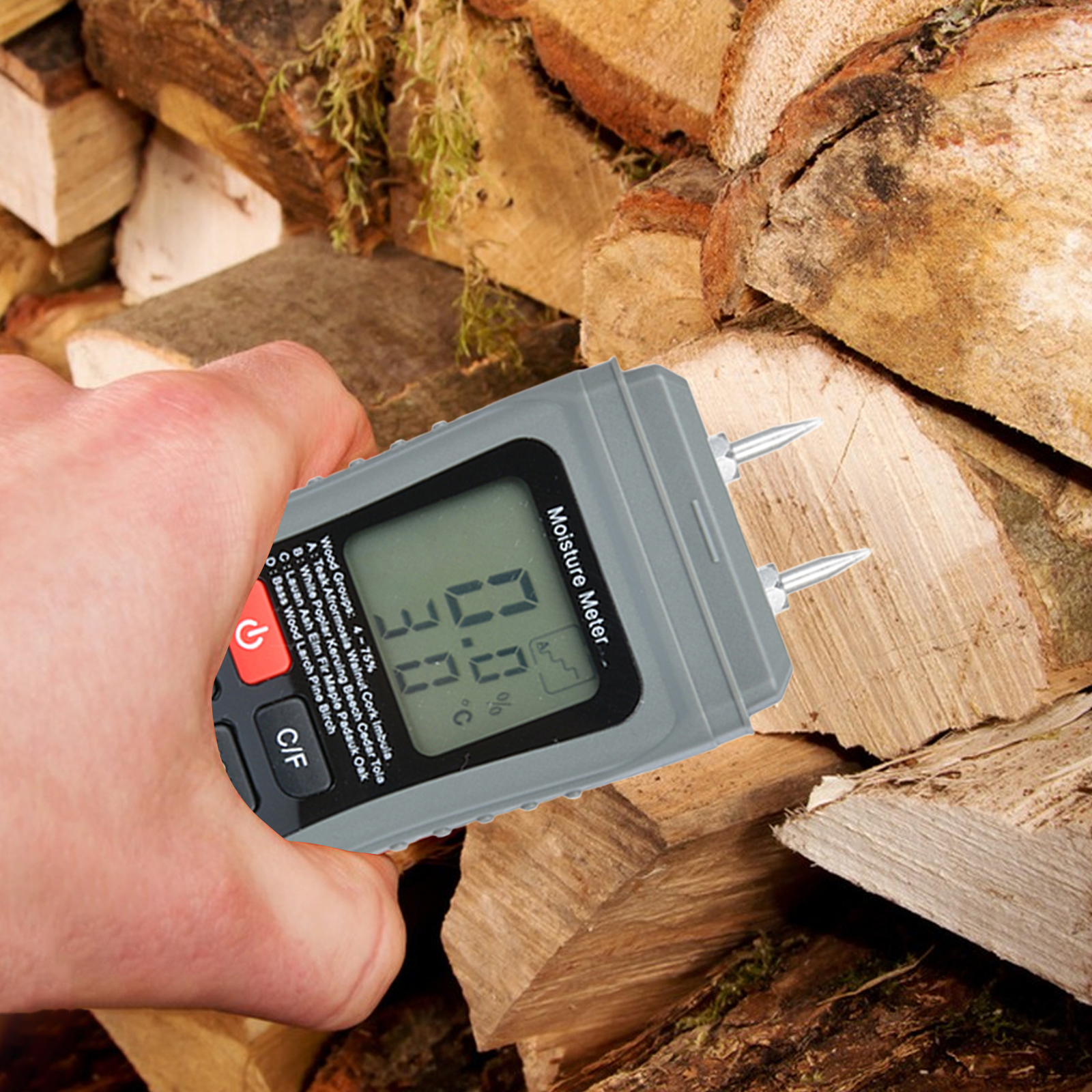 Wood Digital Humidity Content  - Lumber Woodworking reseña y precio