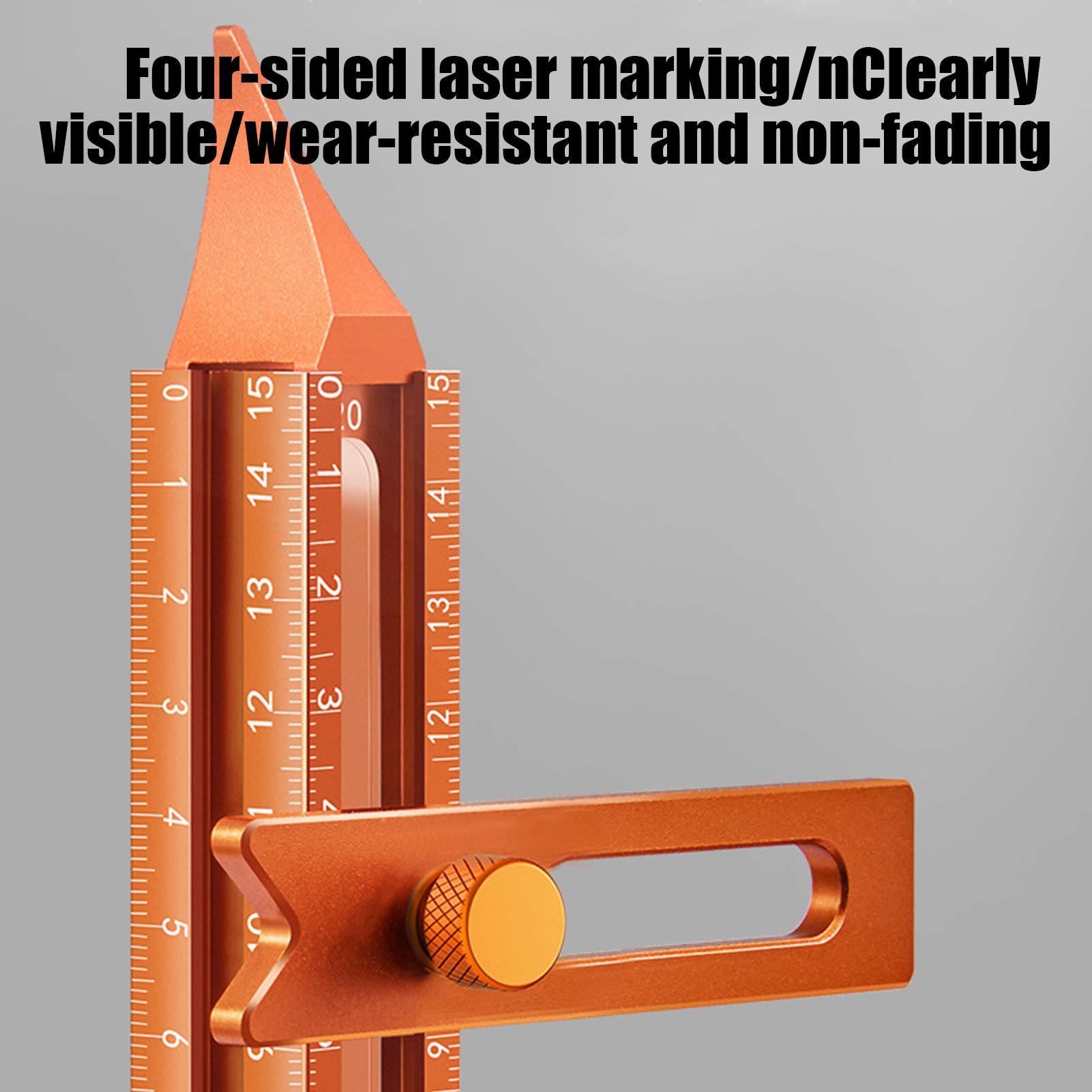Wood Marking Tool 4-Sided Magn - Woodworking Carpenter reseña y precio