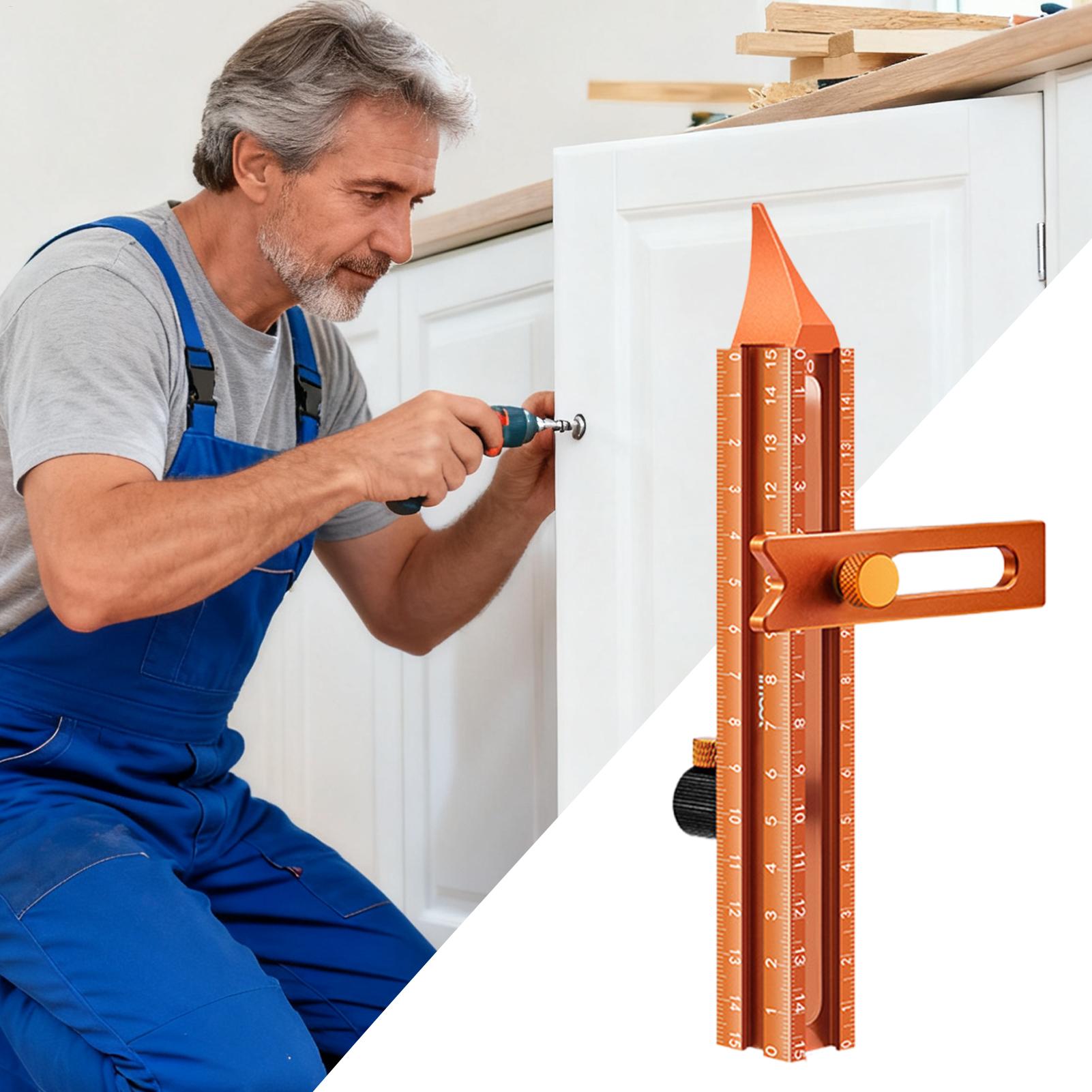 Wood Marking Tool 4-Sided Magn - Woodworking Carpenter reseña y precio
