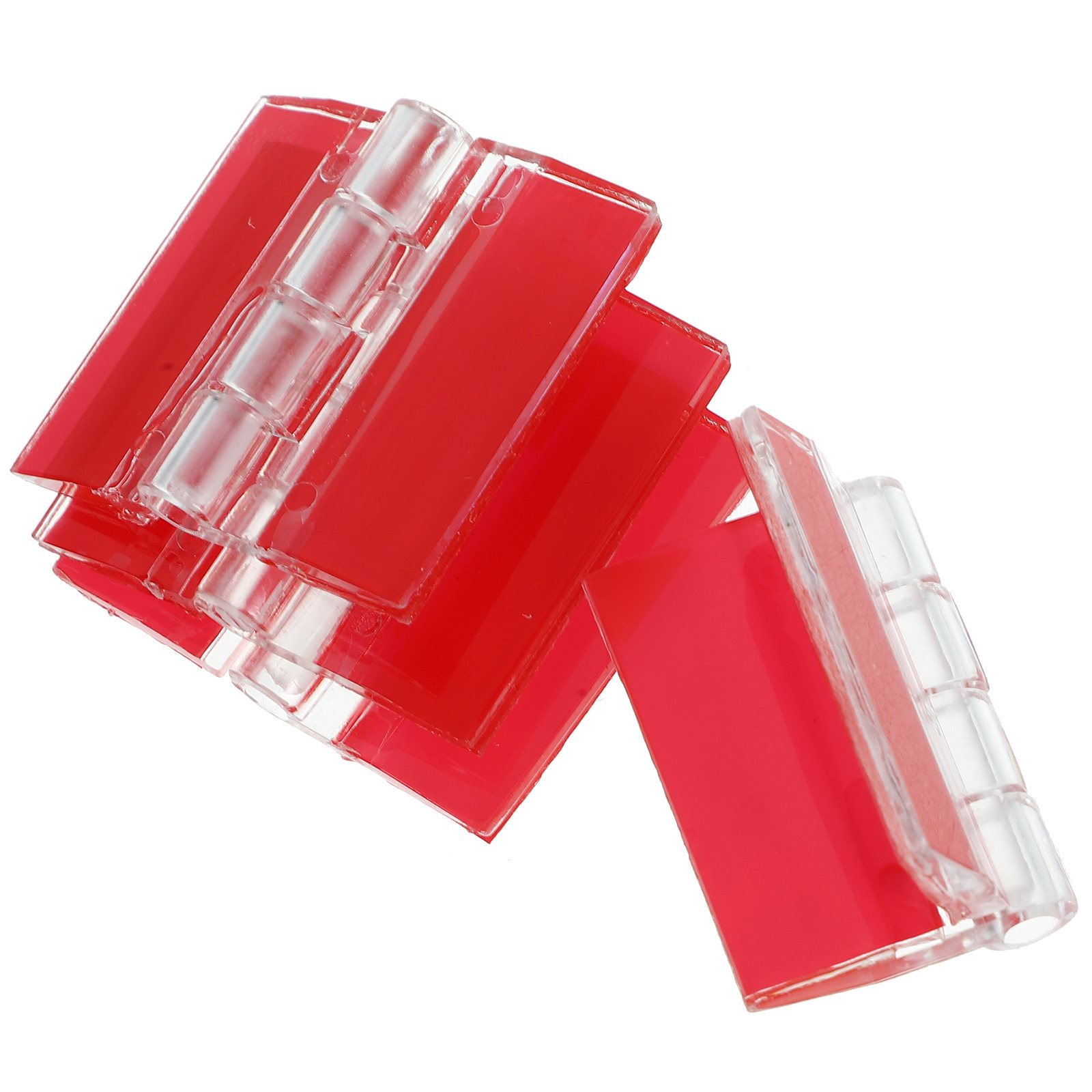 4Pcs Clear Plastic Hinges Self - Woodworking Easy Projects reseña y precio